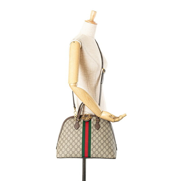 GUCCI Brown Leather Shoulder Bag - Picture 12 of 12